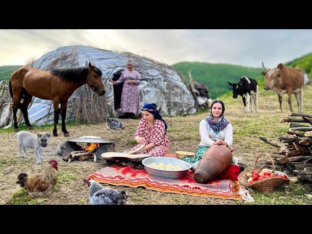 Exploring Iran's Nomadic Lifestyle: Milking Cows And Making Butter On The Mountains