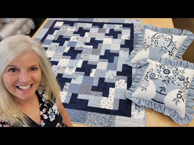 ***BEGINNER QUILT*** FAST AND EASY!!! "Fruit Cake" Full Tutorial!