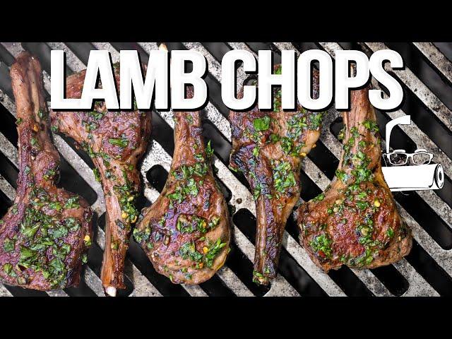 LAMB CHOPS ON THE GRILL (SOMETHING NEW FOR YOUR BBQ) | SAM THE COOKING GUY