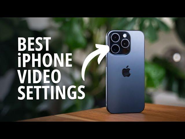 The BEST iPhone Video Settings For Quality Footage