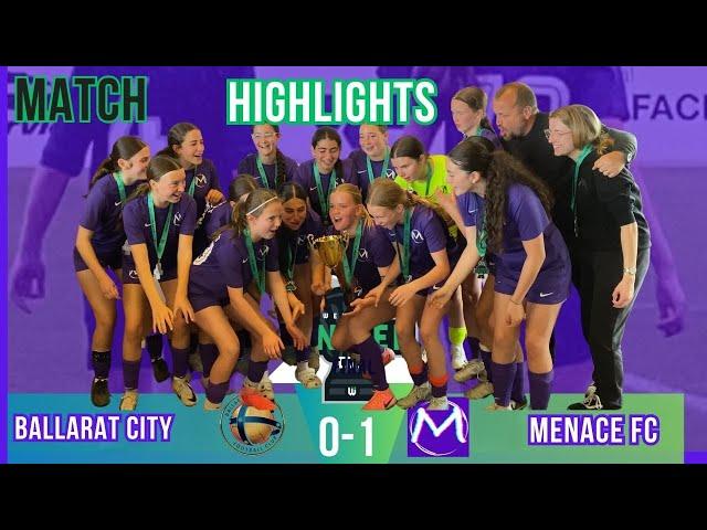 Western United Cup 2024 U16 Final Ballarat City Vs Menace FC #soccerskills  #soccer #football