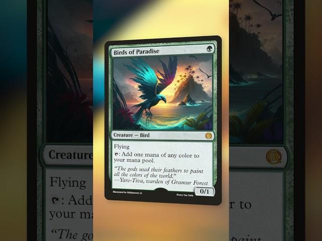 MTG AI Alter | Birds of Paradise | DON'T BOLT THIS BIRD!!!