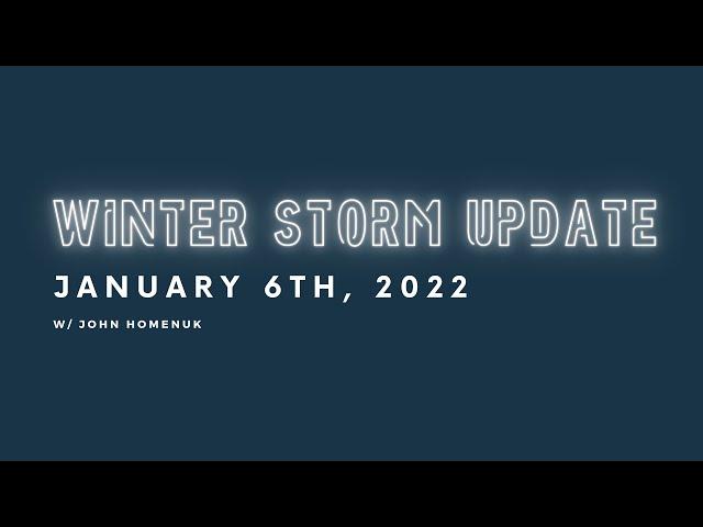 NYC Snow & Winter Storm Update January 6th, 2022