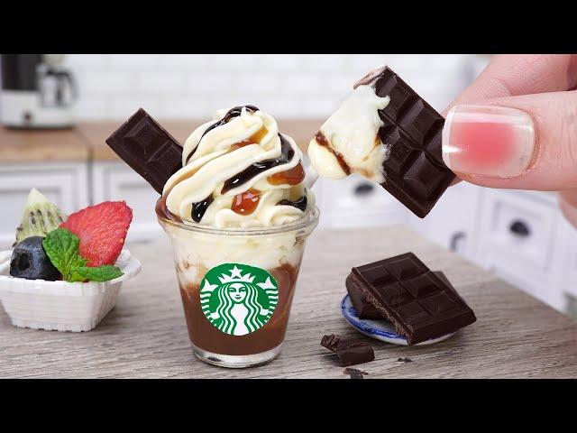 Yummy Miniature Starbucks Hot Chocolate at Home | Tasty Tiny Cocoa Drinks Ideas | Miniature Cooking