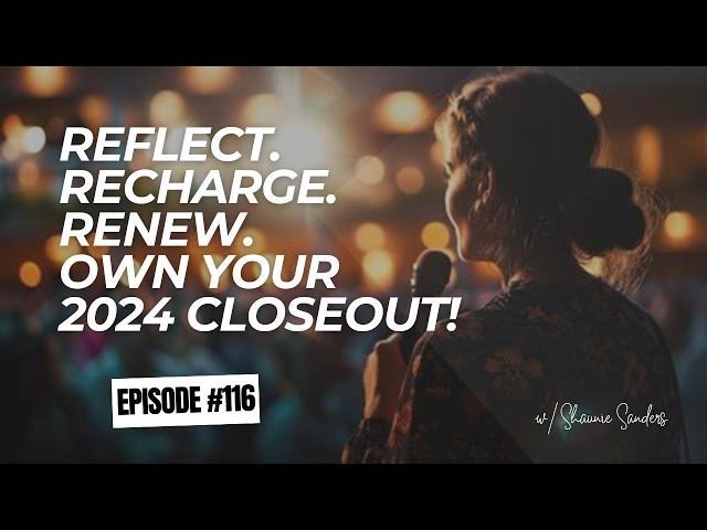 Reflect, Recharge, Renew: Your Ultimate 2024 Year-End Power Session