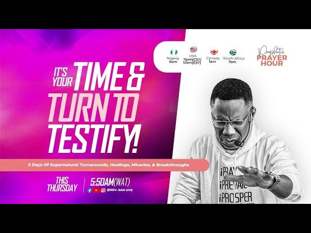 It's Your Season Of Double Recovery & Restoration | Prophetic Prayer Hour | Rev. Sam Oye  [DAY 1384]