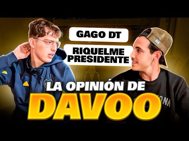 DAVOO XENEIZE OPINA DE GAGO Y RIQUELME