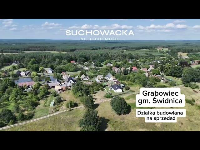 Na sprzedaż działka budowlana 16 ar, Grabowiec, gm  Świdnica, woj  lubuskie