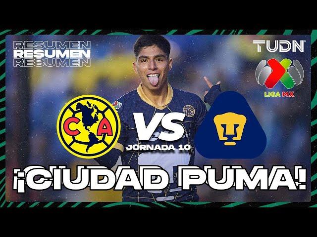 HIGHLIGHTS | América vs Pumas | Liga Mx -AP2024 - J10 | TUDN