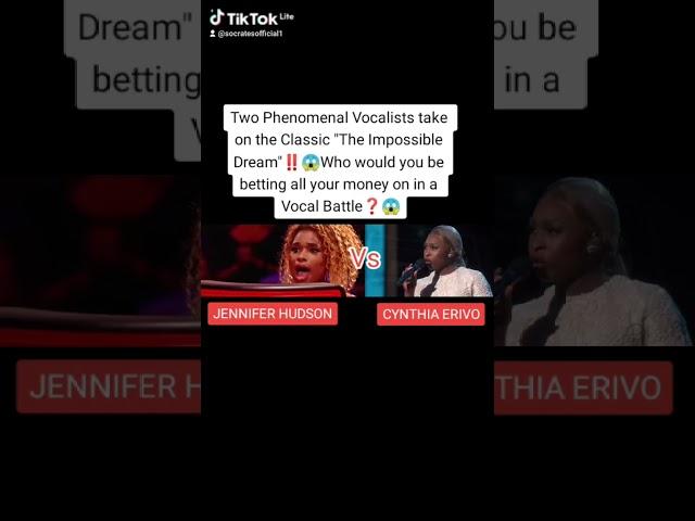 #jenniferhudson #cynthiaerivo #vocalcoachreacts #vocalbattle #rnbmusic #singchallenge #singers #rnb