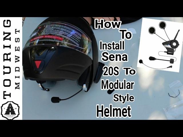 How To Install SENA 20S In a Modular style Motorcycle Helmet