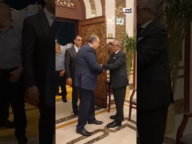 عزاء والدة عمرو الجنايني بحضور الشخصيات العامة