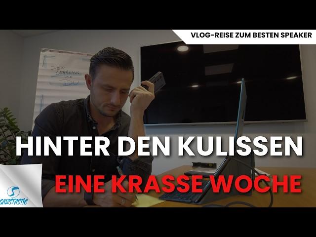 Hinter den Kulissen eines Speakers | 5 Seminare pro Woche | Vedran ZOLOTA