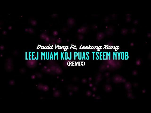 Poj Ntxoog Productions | David Yang Ft. Leekong Xiong - Leej Muam Koj Puas Tseem Nyob (REMIX)