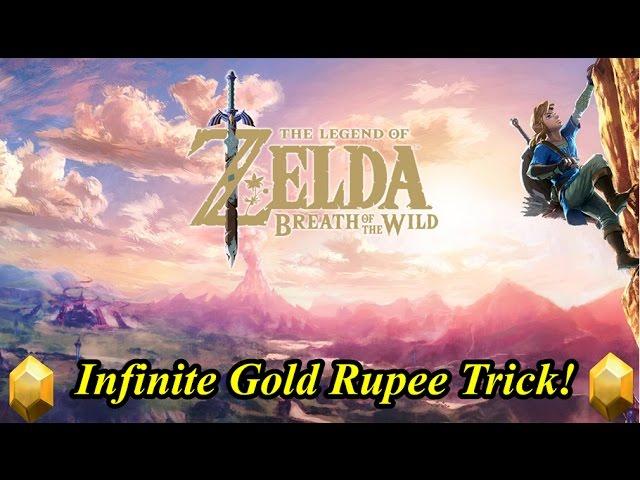 Zelda Breath of the Wild Easy Infinite Gold Rupee Trick!