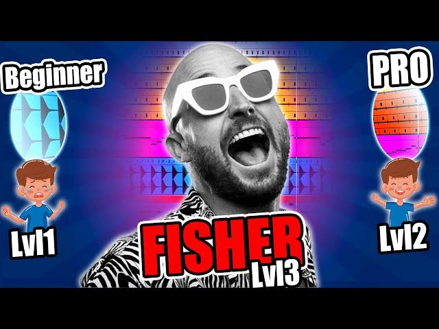 How to make TECH-HOUSE like FISHER (Compared to beginner vs pro)