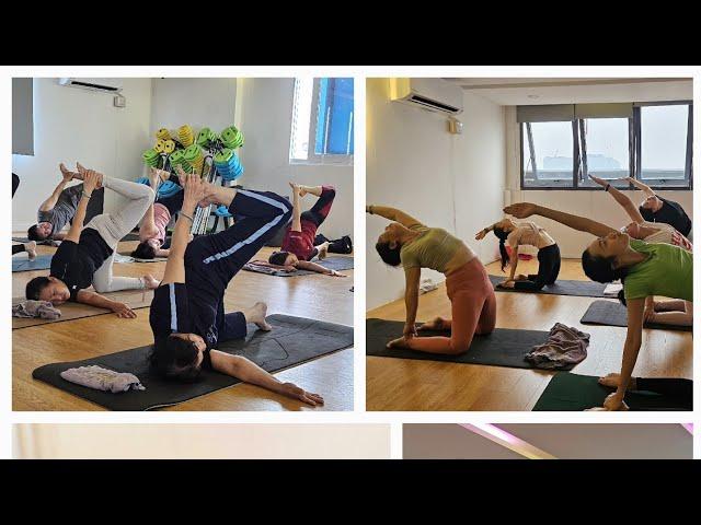 Hatha Poorna yoga class [4k Ultra video]#OptimisticSpirit #BasicYoga #YogaForAll #YogaForMenAndWomen