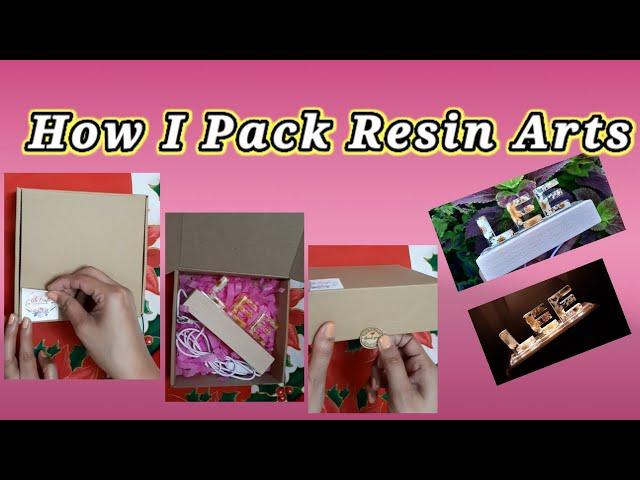 How I Pack Resin Arts | Resin Name Lamp | Resin Arts | Jemhia 07