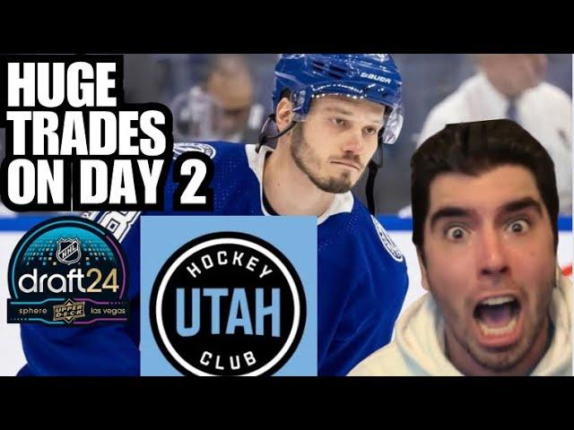 SERGACHEV TRADE AND MANY MORE TRADES ON DAY 2 OF NHL DRAFT 2024 REACTION