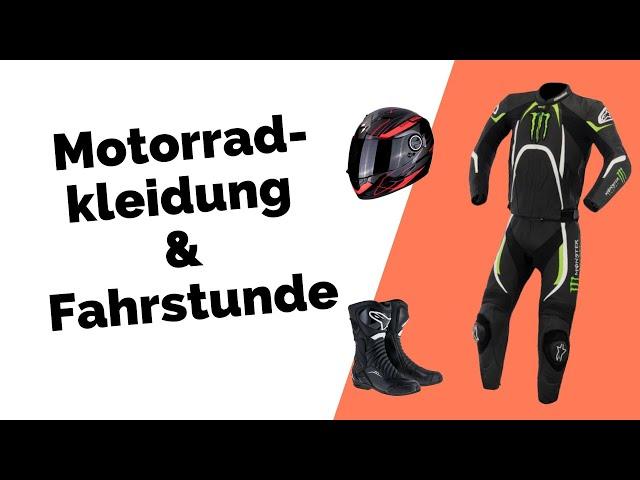 Motorradkleidung und zweite Fahrstunde - Infos und Aktion (mit Jacky)