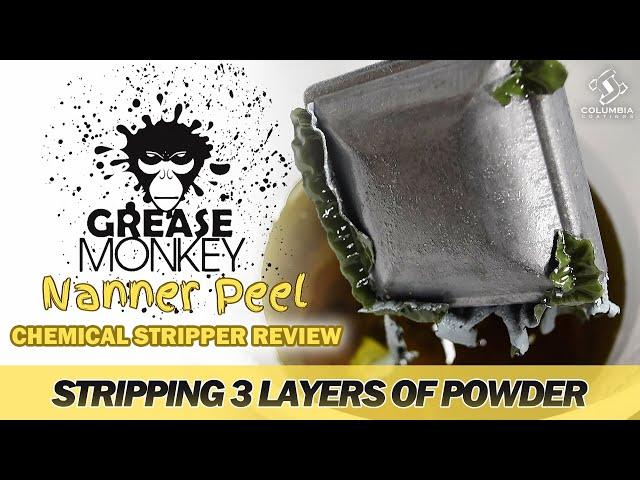 Nanner Peel Chemical Stripper - Stripping 3 Layers of Powder