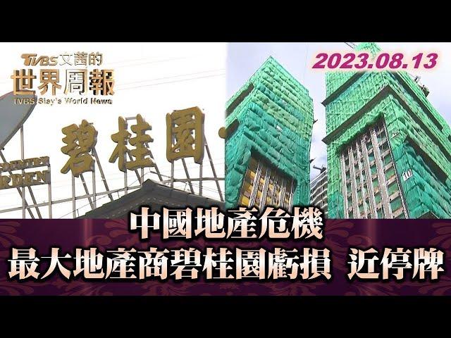 中國大陸地產危機 最大地產商碧桂園虧損 接近停牌 TVBS文茜的世界周報 20230813 X SHARP