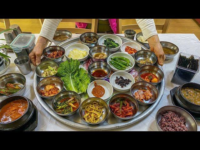 밥상에 인생 바친 70대 할머니들, 대한민국 최고의 백반집 반찬 30가지는 기본! Korean street food