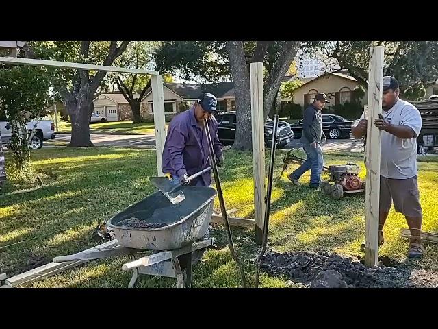 medidas para los postes y rieles para empezar a hacer tu cerca de madera