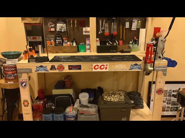 Reloading Bench. What I started with and what I have now!!