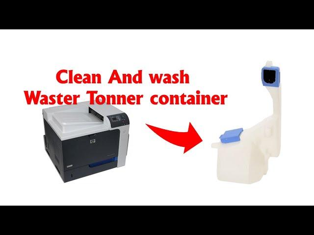 Save Money: How to Clean and Wash the Waste Toner Container in HP Printers (No Need to Buy New)