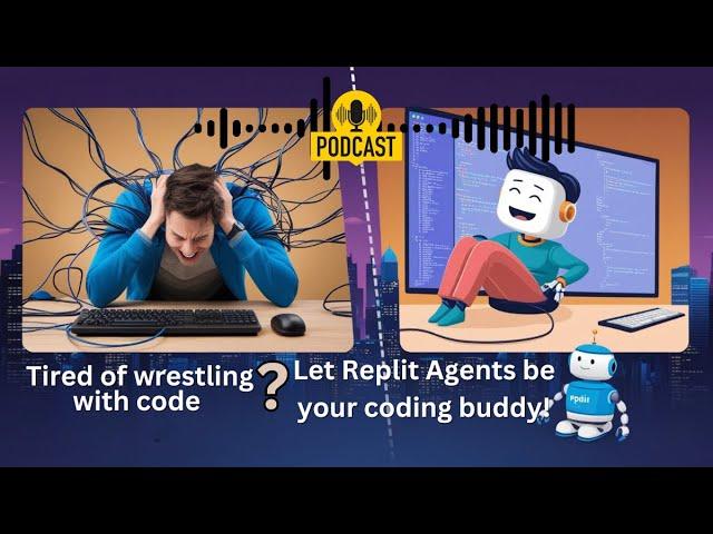 Tired of wrestling with code? Let Replit Agents be your coding buddy!