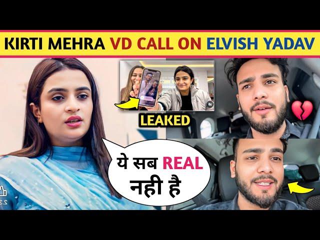 OMG! Kirti Mehra Viral Call Leaked On Elvish Yadav || Elvish Yadav Trolled On This!!?