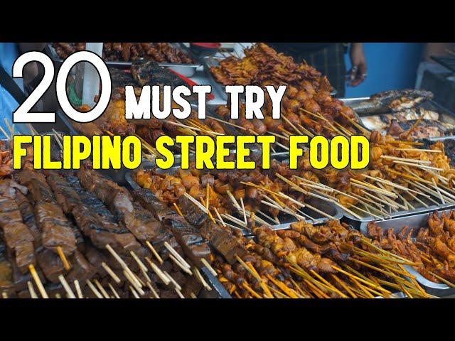 FILIPINO STREET FOOD | 20 Must Try Street Foods in the Philippines