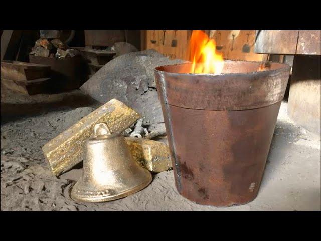 Bronze bell casting process / Fabricación de campanas en bronce