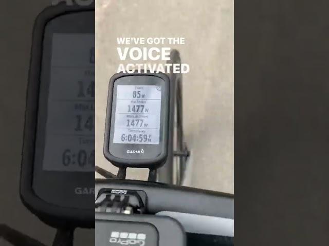 NEW Garmin EDGE 540/840 Series GPS with Voice Commands?... or not?