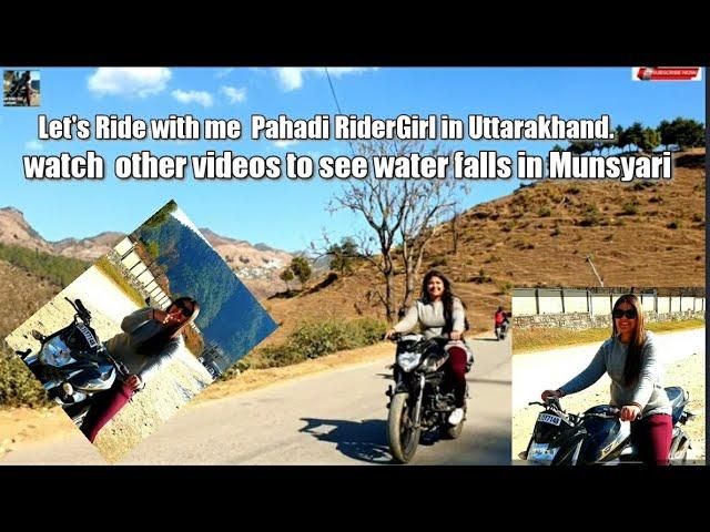 Pahadi RiderGirl || Girl rider || Himachal girl RiderGirl ||Uttarakhand  traveling vlog || traveling