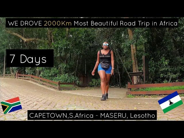 Most Beautiful Road Trip In Africa, Capetown To Lesotho Roadtrip. Garden Route.