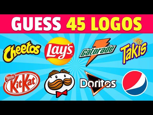 Guess The Logo Quiz | Food & Drink Edition | 45 Logos