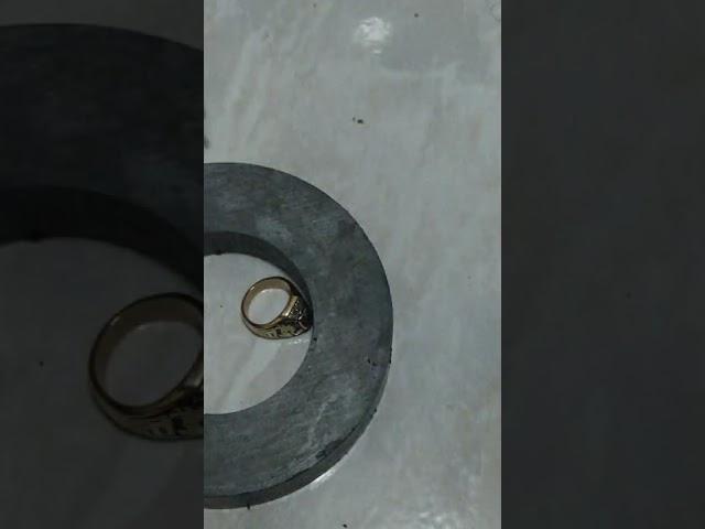 RING MADE FROM GOLD COIN, SOUND AND COLGATE TEST...