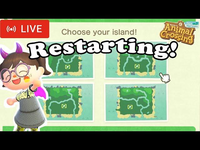 RESTARTING MY ACNH ISLAND!! | Animal Crossing: New Horizons