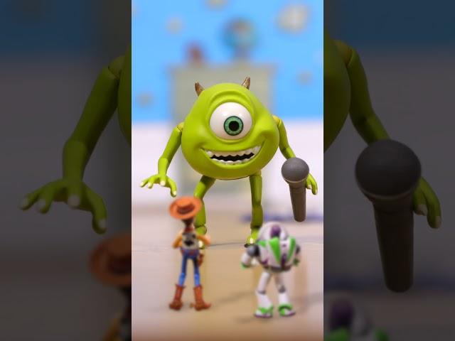Mike Wazowski Visits Andy's Room #toystory #stopmotion #pixar