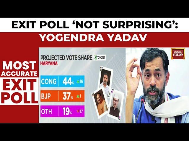 Haryana Exit Polls: Political Activist Yogendra Yadav Says Exit Poll Results 'Not Surprising'