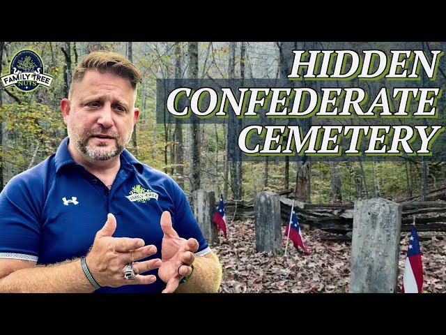 HIDDEN CONFEDERATE CEMETERY! CIVIL WAR HISTORY!