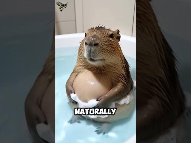 The Real Reason Crocodiles Leave Capybaras Alone! #animalfacts #wildlife #facts