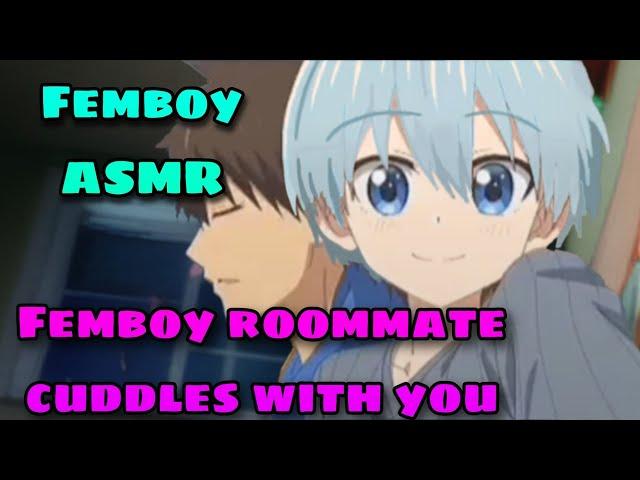 Devious Femboy Roomate in bed with you, Femboy ASMR