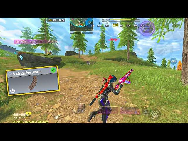 AK47 HIT DIFFERENT with 5.45 Caliber Ammo  | COD MOBILE