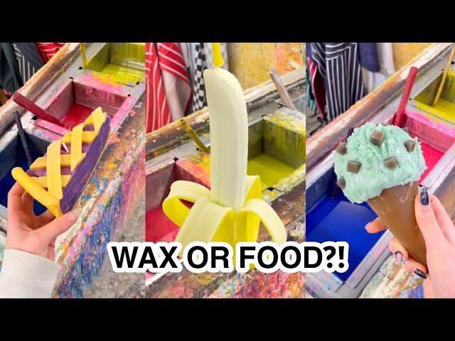 making wax food!