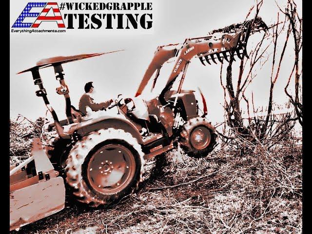 Everything Attachments Wicked 60 Root Rake Grapple How To and Testing