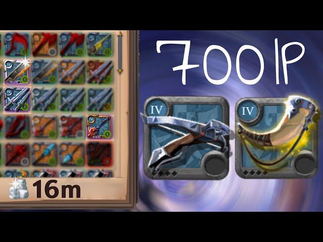 700 IP is enough for this build - light crossbow albion online