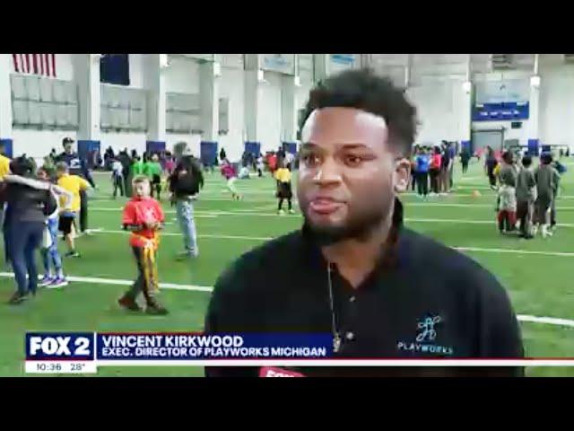 Playworks Michigan - Fox 2 News: Flag Football Jamboree